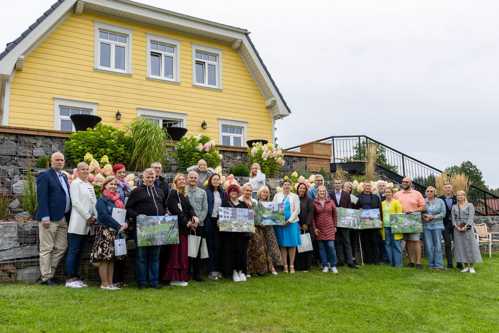 Kaunite kodude tänusündmusele koguneti sel korral Rõugesse. Foto: TIINA MÄNNE